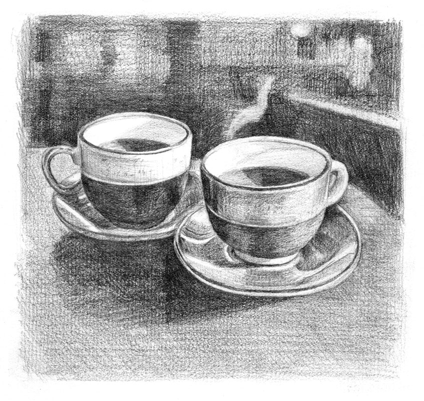喫茶店の珈琲